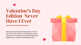 Free  Template: Bird Valentine's Day Puns Presentation Template