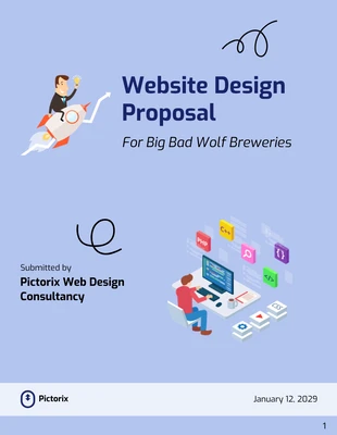 Free  Template: Web Design Proposal Template