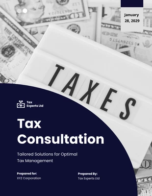 premium  Template: Tax Consultation Proposal Template