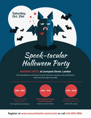 premium  Template: Spooktacular Halloween Party Event Flyer Template