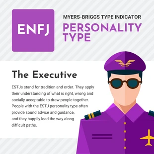 premium  Template: ENFJ Personality Type Instagram Post