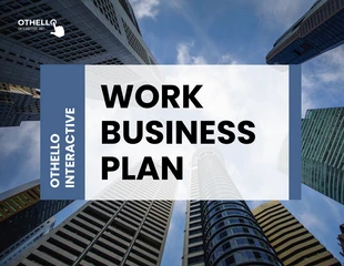 Free  Template: Corporate Blue Plan Work Template