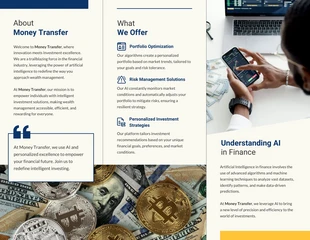 AI-Powered Investment Tools Z-Fold Brochure - Page 2