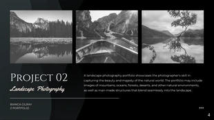 Black Monochrome Photography Portfolio - Page 4