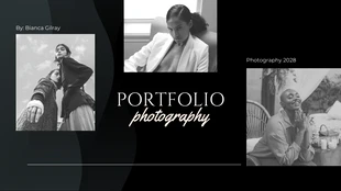 Free  Template: Monochrome Photography Portfolio Template