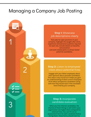 Free  Template: Internal Recruitment Process Infographic Template