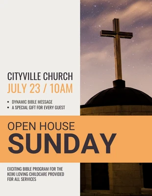 premium  Template: Church Event Flyer Template