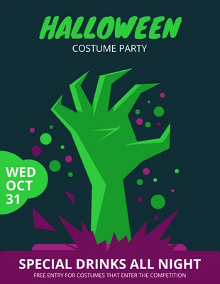 premium  Template: Halloween Costume Festival Flyer Template