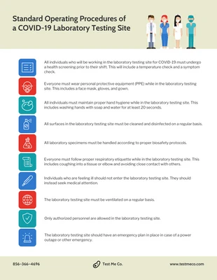 Free  Template: Standard Operating Procedure Laboratory Template