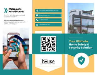 Free  Template: Home Safety and Security Brochure Template