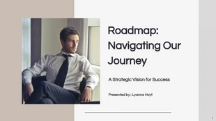 premium  Template: Silver Rust Roadmap Presentation Template