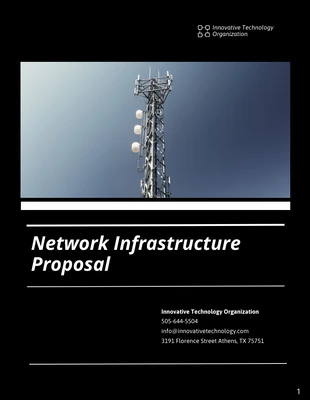 Free  Template: Network Infrastructure Proposal Template