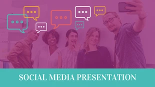 business  Template: Simple Social Media Marketing Presentation Template