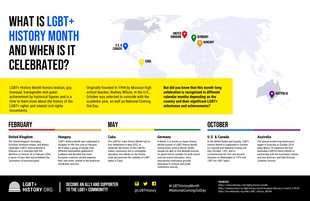 premium  Template: LGBT Law Map Infographic Template