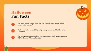 Yellow Orange Halloween Presentation - Page 3