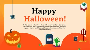 Yellow Orange Halloween Presentation - Page 5