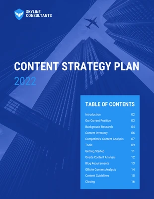 premium  Template: Content Strategy Plan Proposal Template