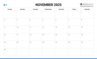 Simple Calendar Work Schedule Template - Page 11