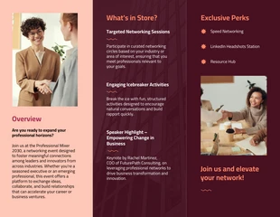 Networking Event Brochure - Page 2