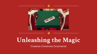 Free  Template: Christmas Ideas Presentation Template