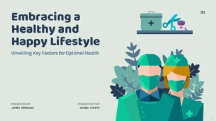 premium  Template: Health Lifestyle Presentation Template