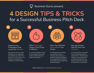 business  Template: Design Tips List Infographic Template