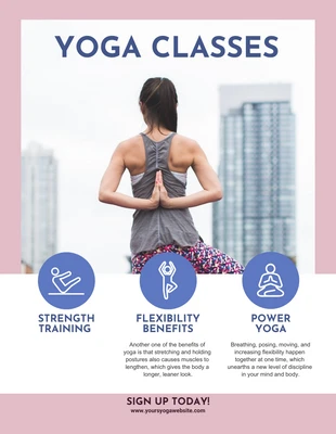 premium  Template: Yoga Class Flyer 