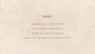 Brown Modern Texture Creative Student Business Card - Page 2