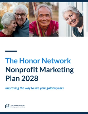 premium  Template: Simple Nonprofit Marketing Plan Template