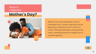 Simple Pastel and Orange Mother's Day Presentation - Page 3