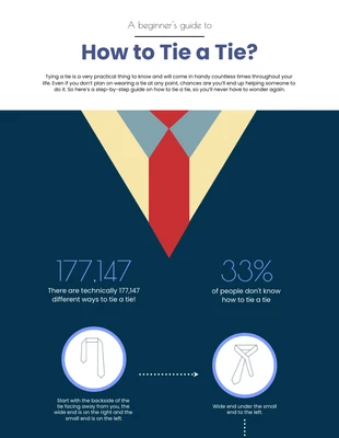 Free  Template: How to Tie a Tie Flowchart Diagram Template