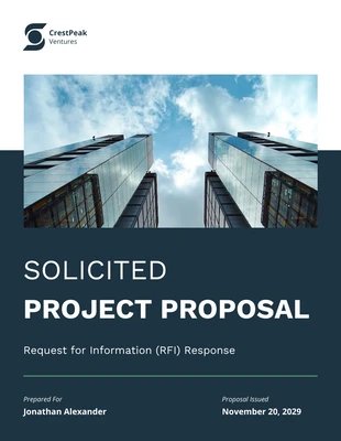 Free  Template: Request for Information (RFI) Response Proposal Template