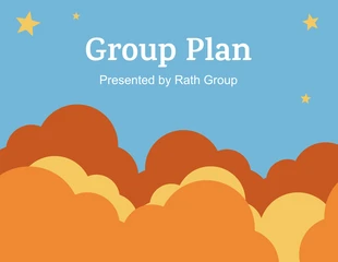 Free  Template: Fun Sky Plan Work Template