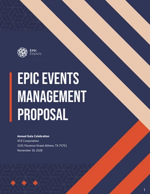 premium  Template: Event Planing Proposal Template