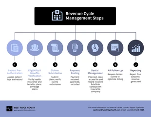 business  Template: Healthcare Revenue Cycle Flowchart Template