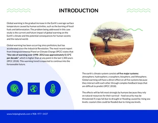 White and Blue Global Warming Consulting Proposal Template - Page 3