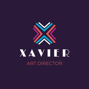 Free  Template: Art Director Personal Creative Logo