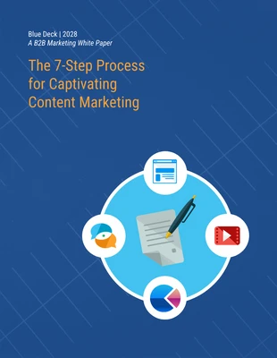 premium  Template: B2B Content Marketing White Paper Template