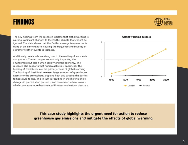 Case Study Template Template - Page 5