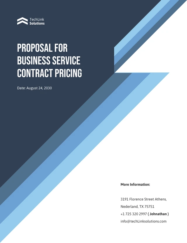 Contract Pricing Proposals - Page 1