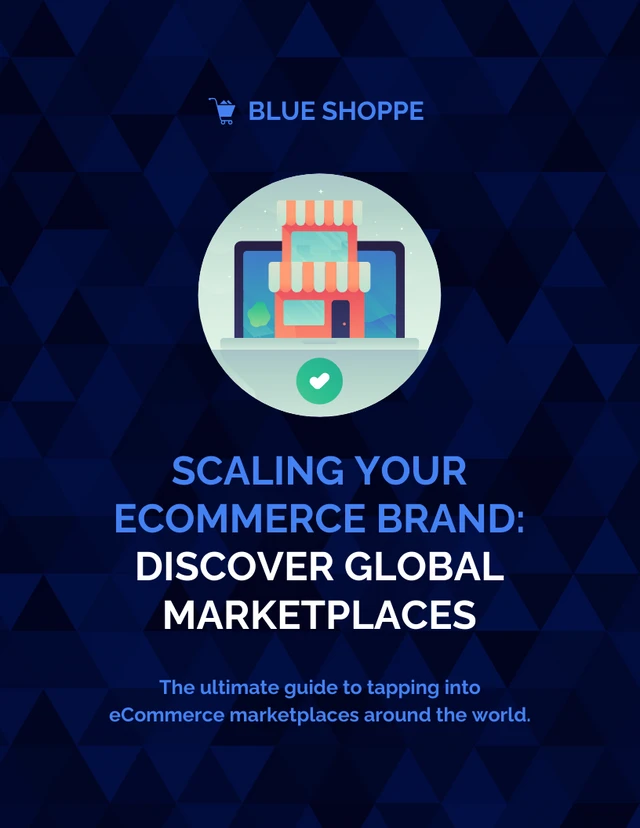 Blue eCommerce Lead Generation Ebook - Page 1