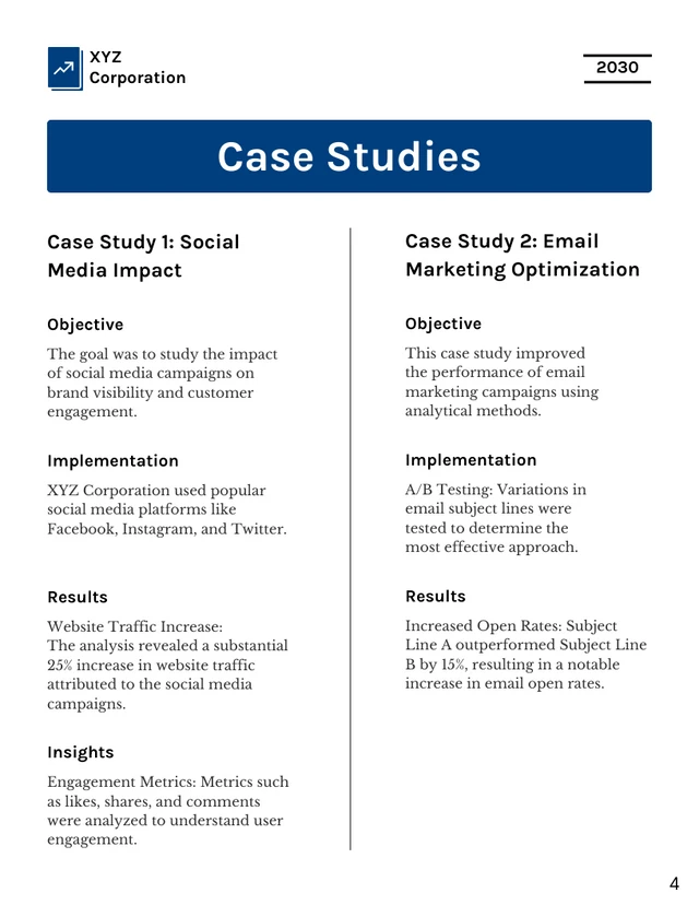 Evaluating Marketing ROI: Analytic Methods Report - Page 4