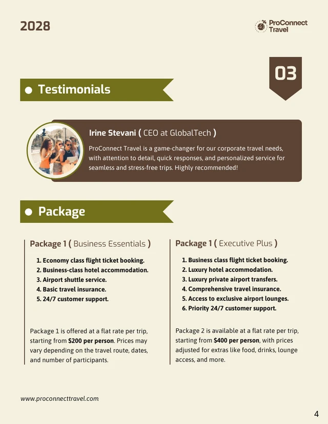 Enhancing Business Travel Template - Page 4