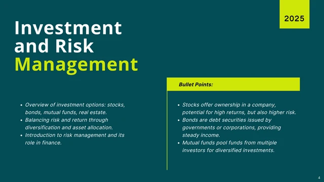 White Green Simple Finance Presentation - Page 4