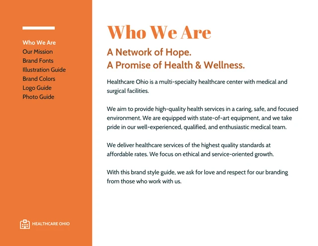 Healthcare Brand Style Guide Ebook - Page 2