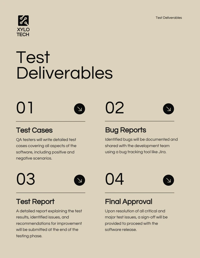 Clean Minimalist Test Plan - Page 5