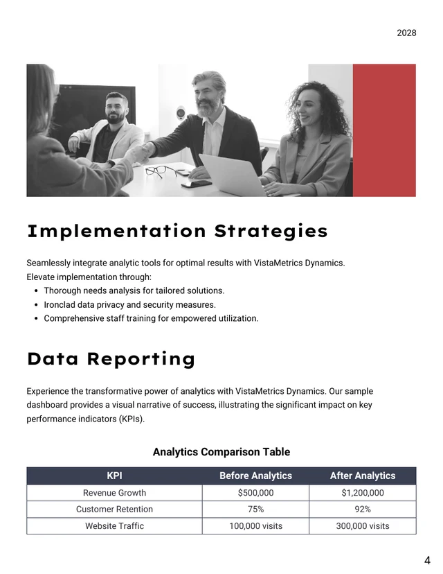 Improving Business Performance: Analytic Tools Report - Page 4