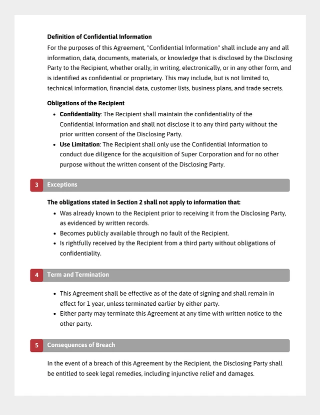 Gray and Red NDA Contract - Page 2