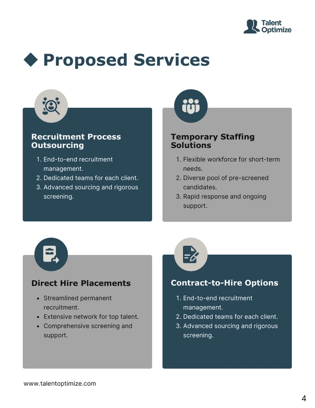 Staffing Proposal Template - Page 4