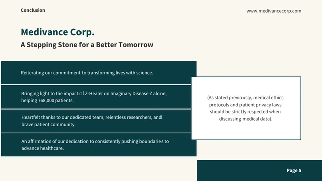 Green Modern Medical Presentation - Page 5